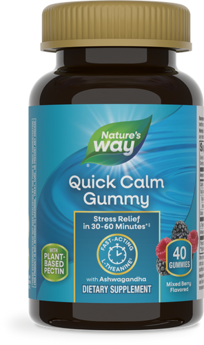Nature's Way® | Quick Calm Gummy, 40 gummies, Mixed Berry Sku:14632
