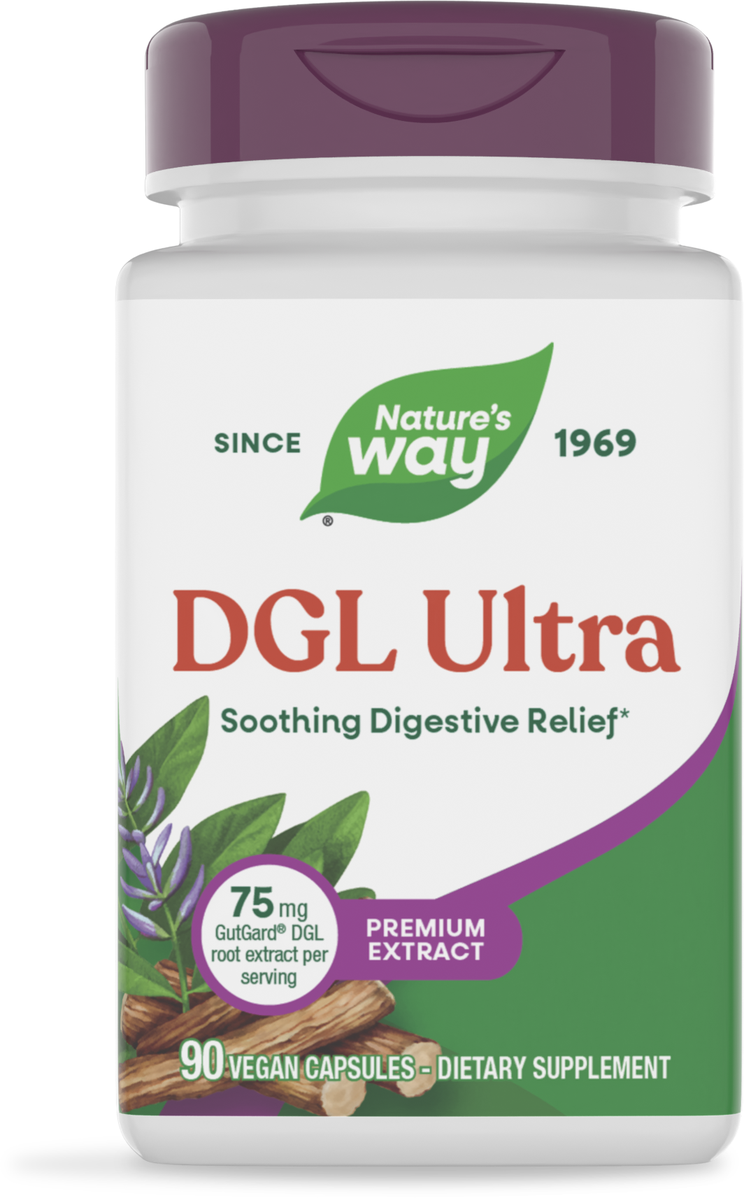 <{%PRIMARY_12915%}>Nature's Way® | DGL Ultra Premium Extract, 90 capsules