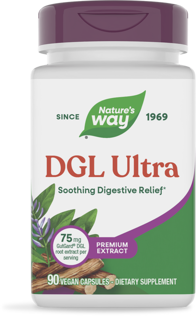 <{%PRIMARY_12915%}>Nature's Way® | DGL Ultra Premium Extract, 90 capsules