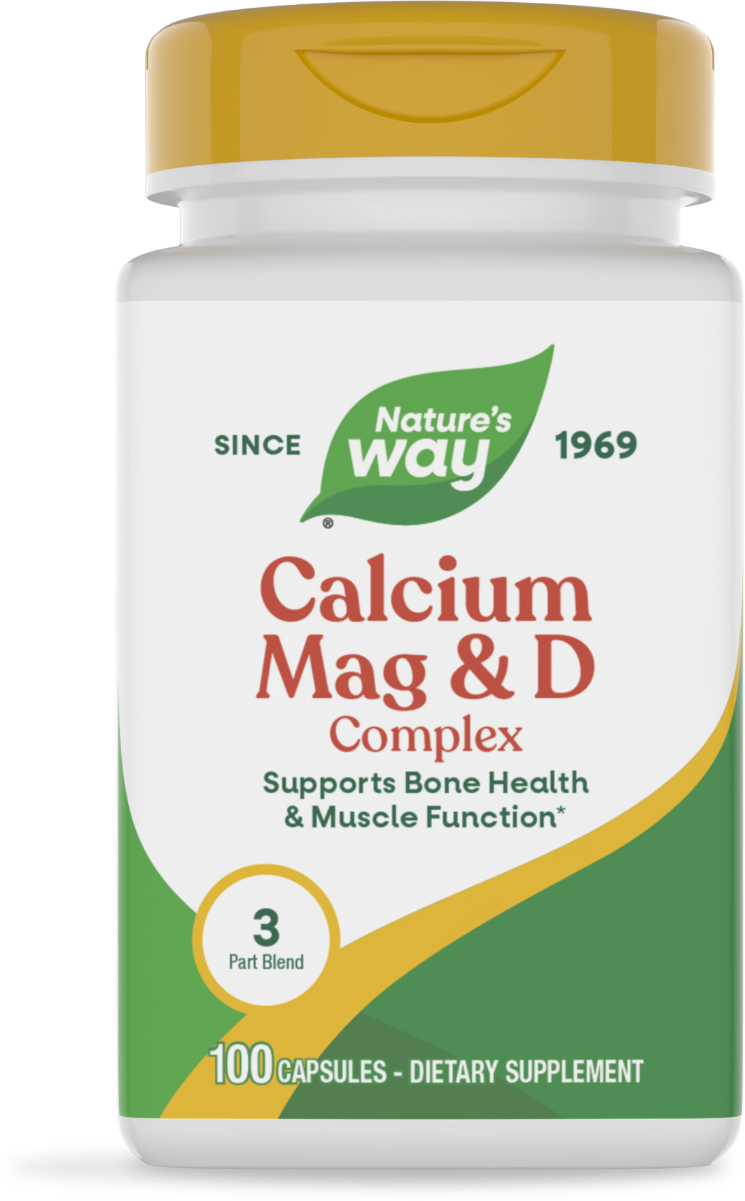 <{%PRIMARY_41420%}>Nature's Way® | Calcium-Magnesium-Vitamin D, 100 capsules