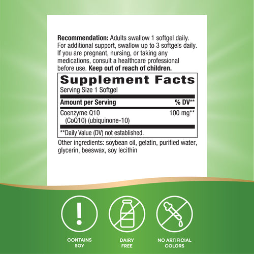 Nature's Way® | CoQ10 Sku:06202