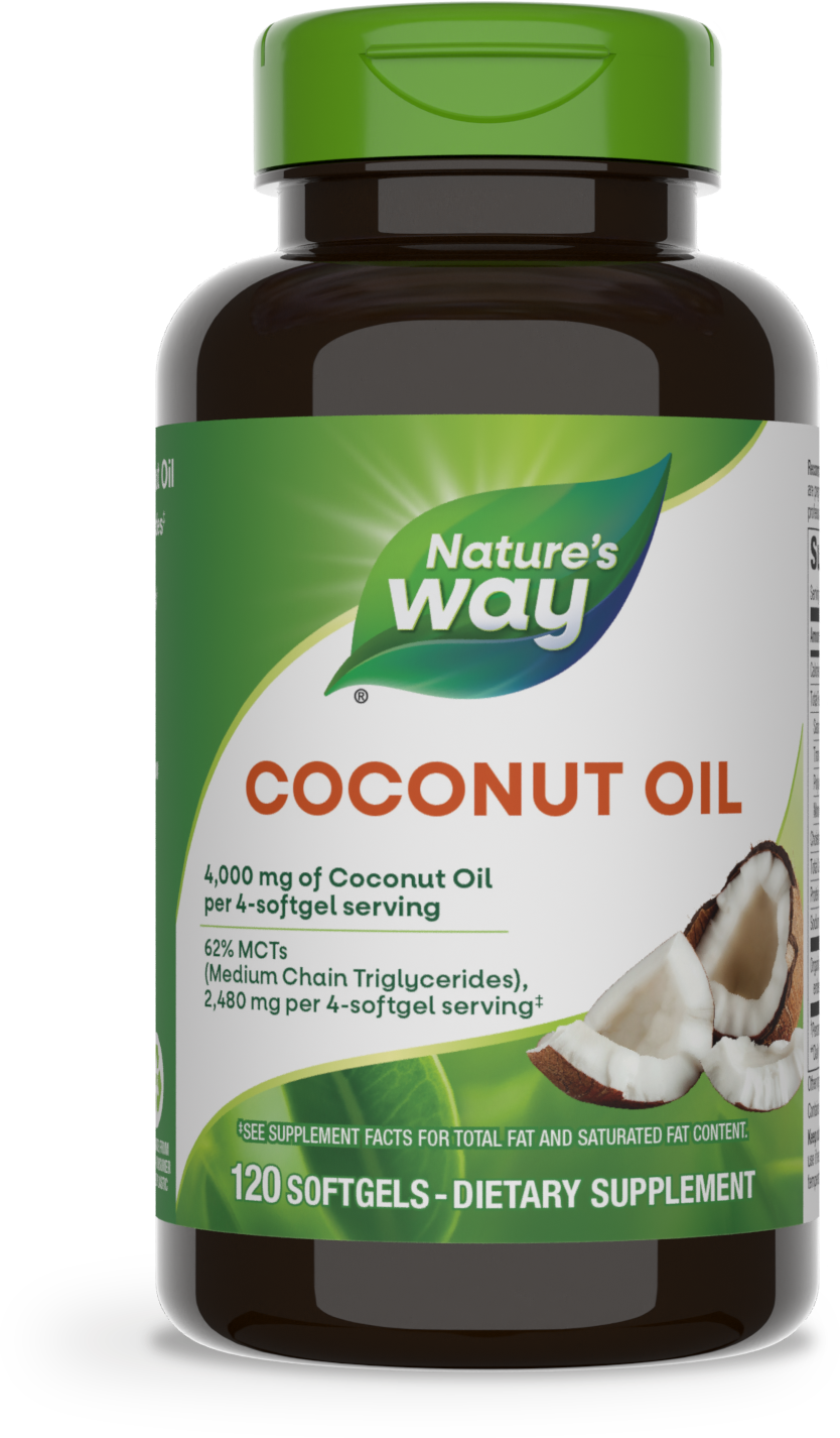 <{%PRIMARY_10009%}>Nature's Way® | Coconut Oil, 120 softgels