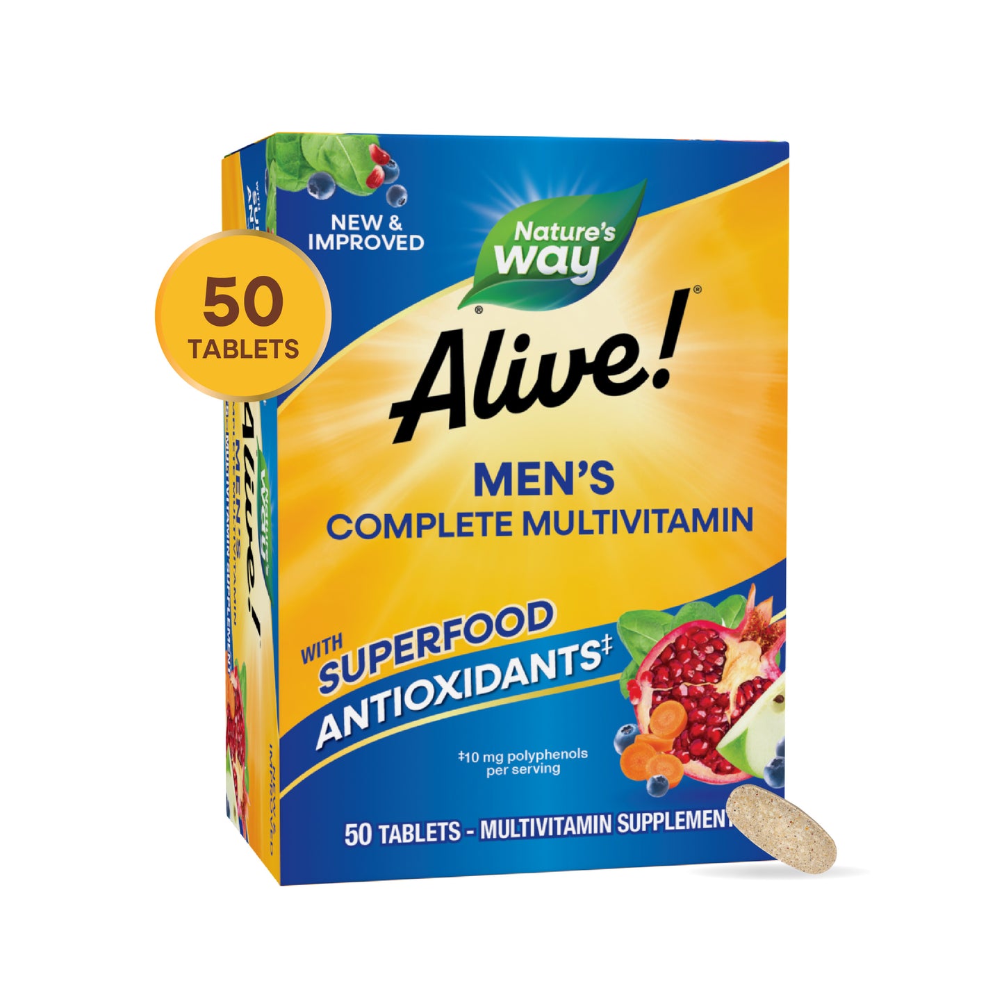 <{%MAIN15_13660%}>Nature's Way® | Alive! Men's Complete Multivitamin