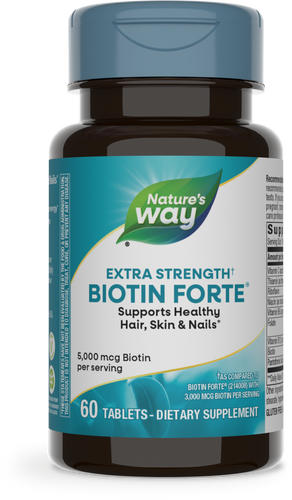 Nature's Way® | Biotin Forte Extra Strength, 60 tablets Sku:214010