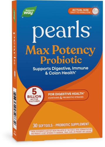 Nature's Way® | Probiotic Pearls MAX Potency, 30 softgels Sku:5073IP