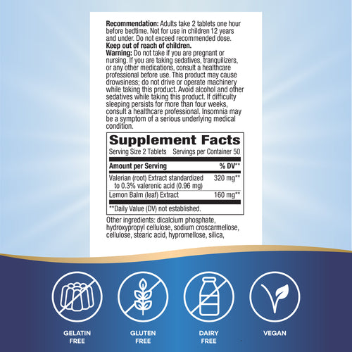 Nature's Way® | Valerian Nighttime Sku:6640