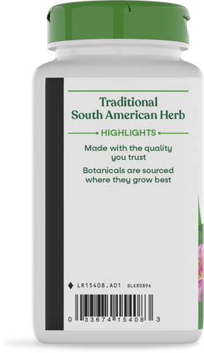 Nature's Way® | Pau d'Arco Inner Bark - left side of pack Sku:15408