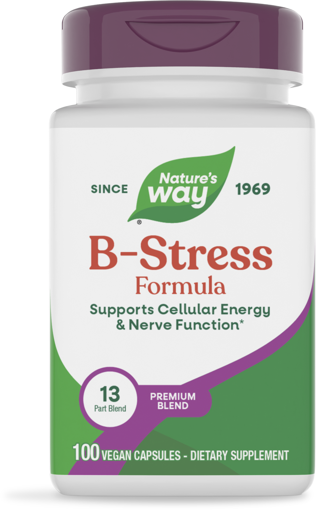 <{%PRIMARY_40631%}>Nature's Way® | B-Stress Formula, 100 capsules