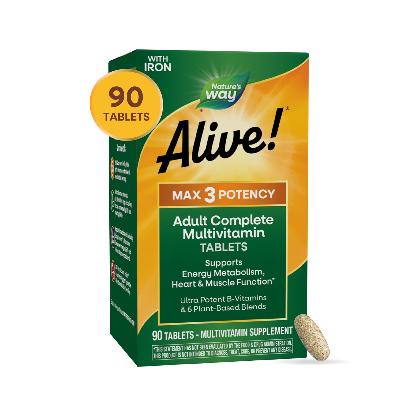 <{%MAIN8_14927%}>Nature's Way® | Alive! Max3 Potency Adult Complete Multivitamin