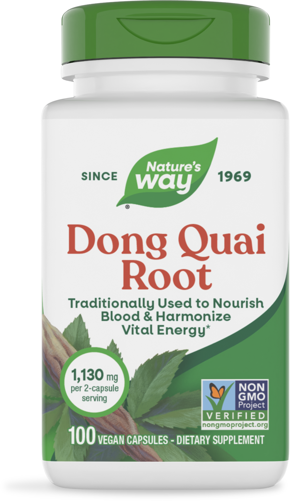 <{%PRIMARY_12380%}>Nature's Way® | Dong Quai Root, 100 capsules