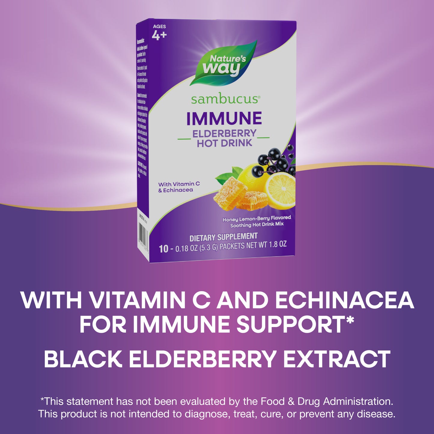 <{%MAIN6_12087%}>Nature's Way® | Sambucus Immune Elderberry Hot Drink