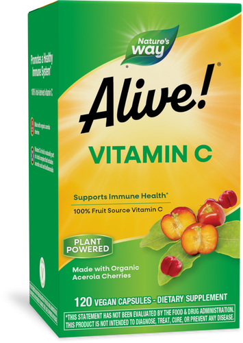 Nature's Way® | Alive! Vitamin C, 120 capsules Sku:15142