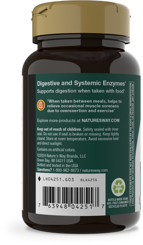 Nature's Way® | Mega-Zyme - left side of pack Sku:04251