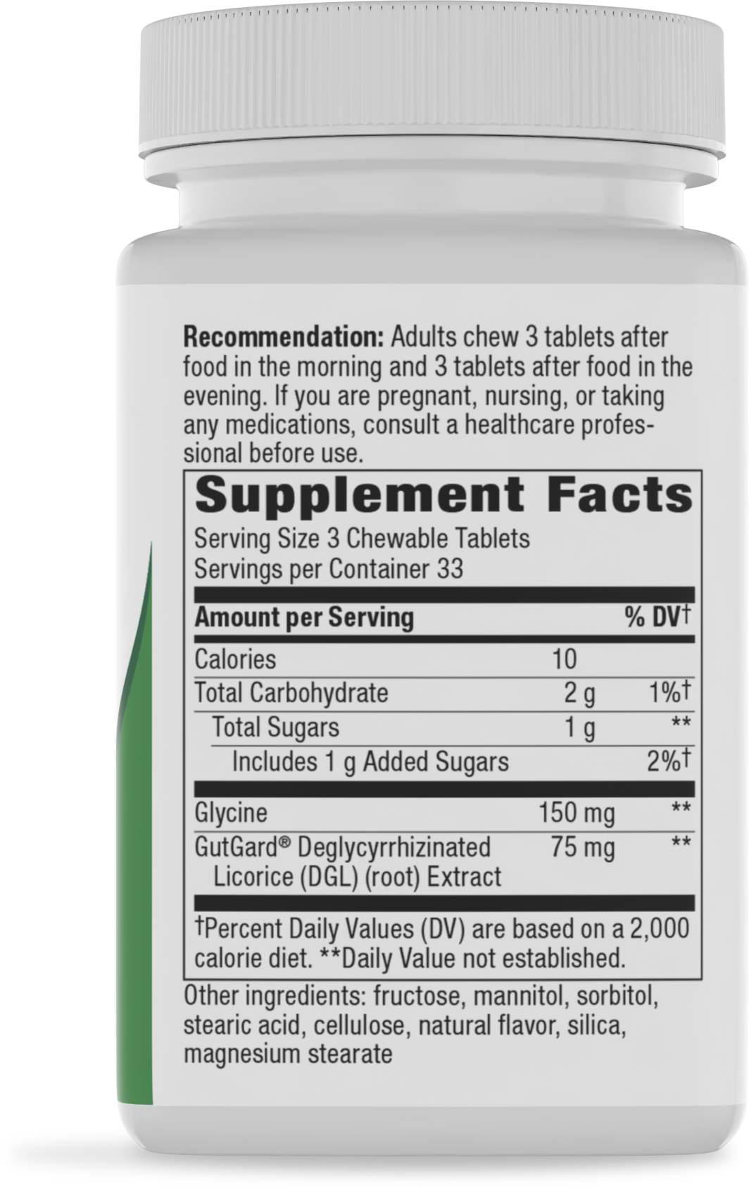 <{%MAIN2_09001%}>Nature's Way® | DGL - right side of pack