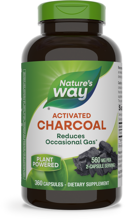 <{%PRIMARY_11950%}>Nature's Way® | Activated Charcoal, 360 capsules