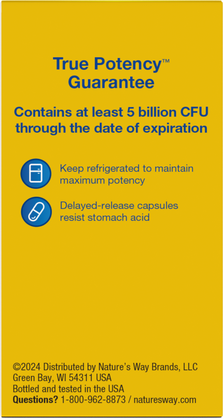 <{%MAIN3_14240%}>Nature's Way® | Primadophilus Reuteri Probiotics - back of pack