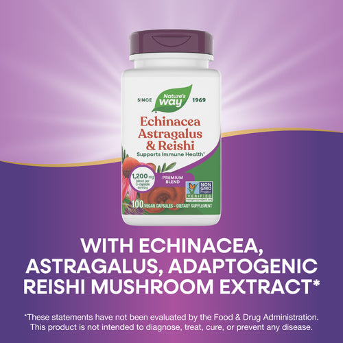 Nature's Way® | Echinacea Astragalus & Reishi Premium Blend Sku:413