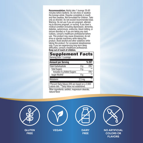 Nature's Way® | Melatonin Lozenge Sku:49111