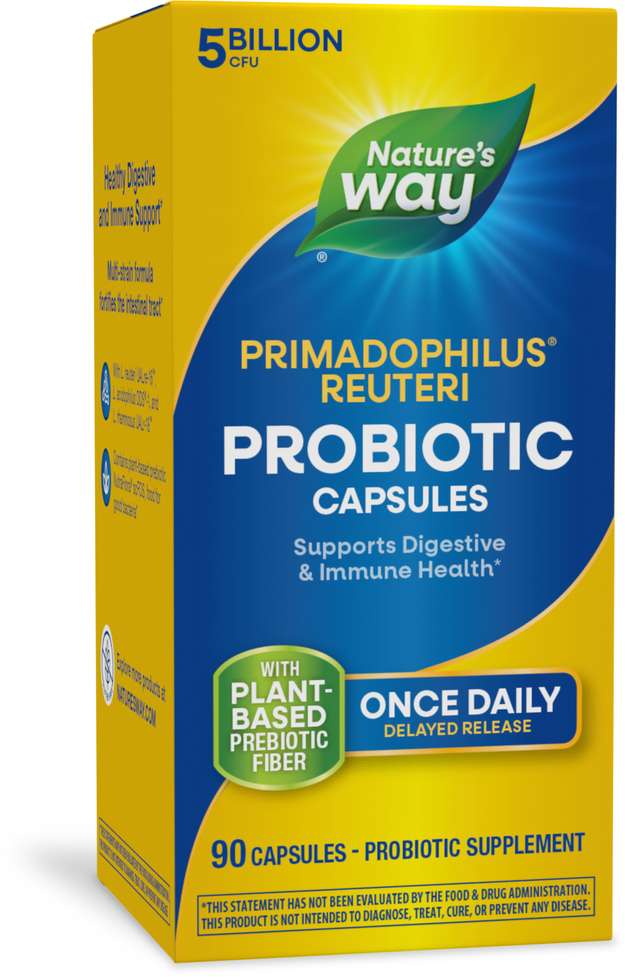 <{%PRIMARY_15024%}>Nature's Way® | Primadophilus Reuteri Probiotics, 90 capsules