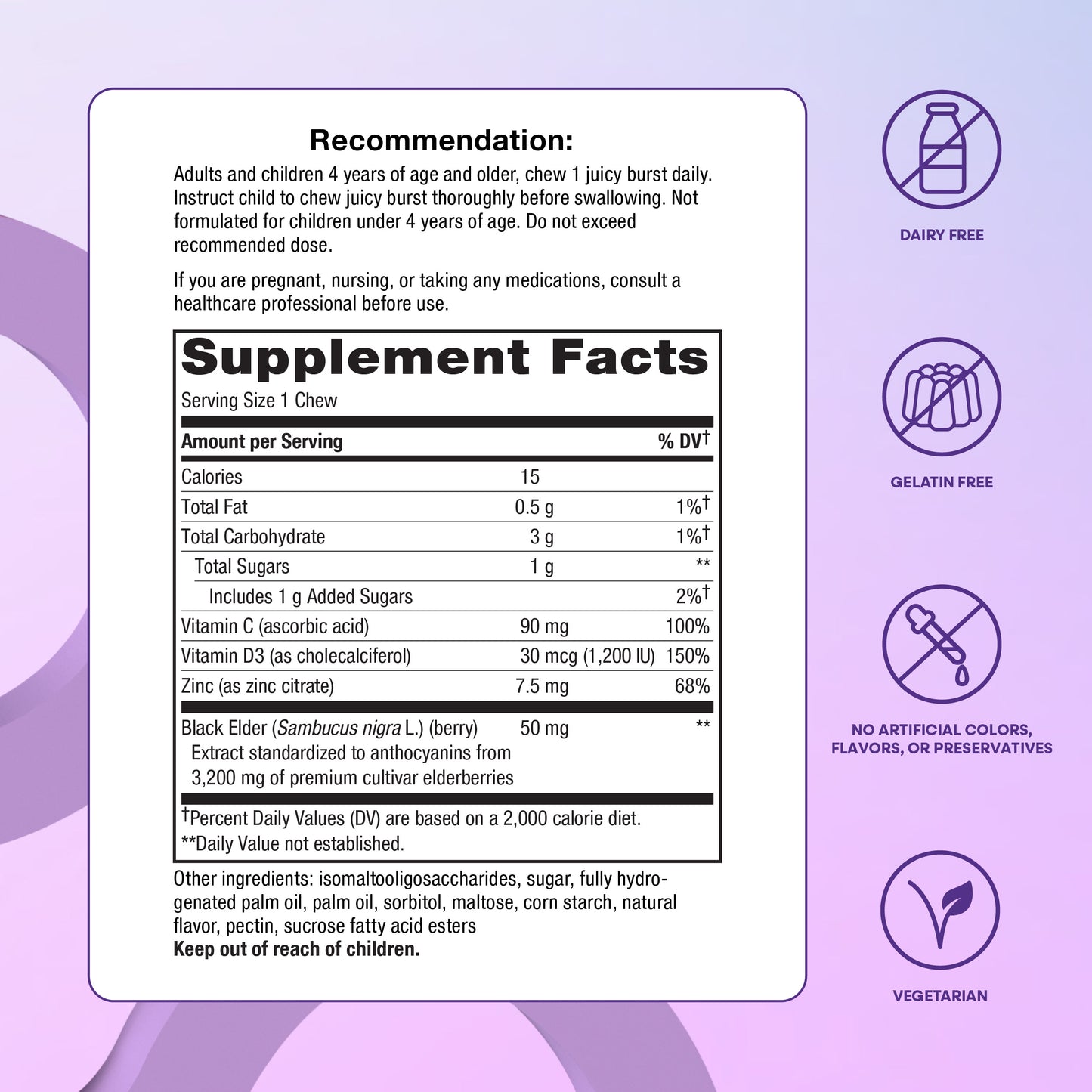 <{%MAIN6_15481%}>Nature's Way® | Sambucus Ultra Immune Juicy Burst