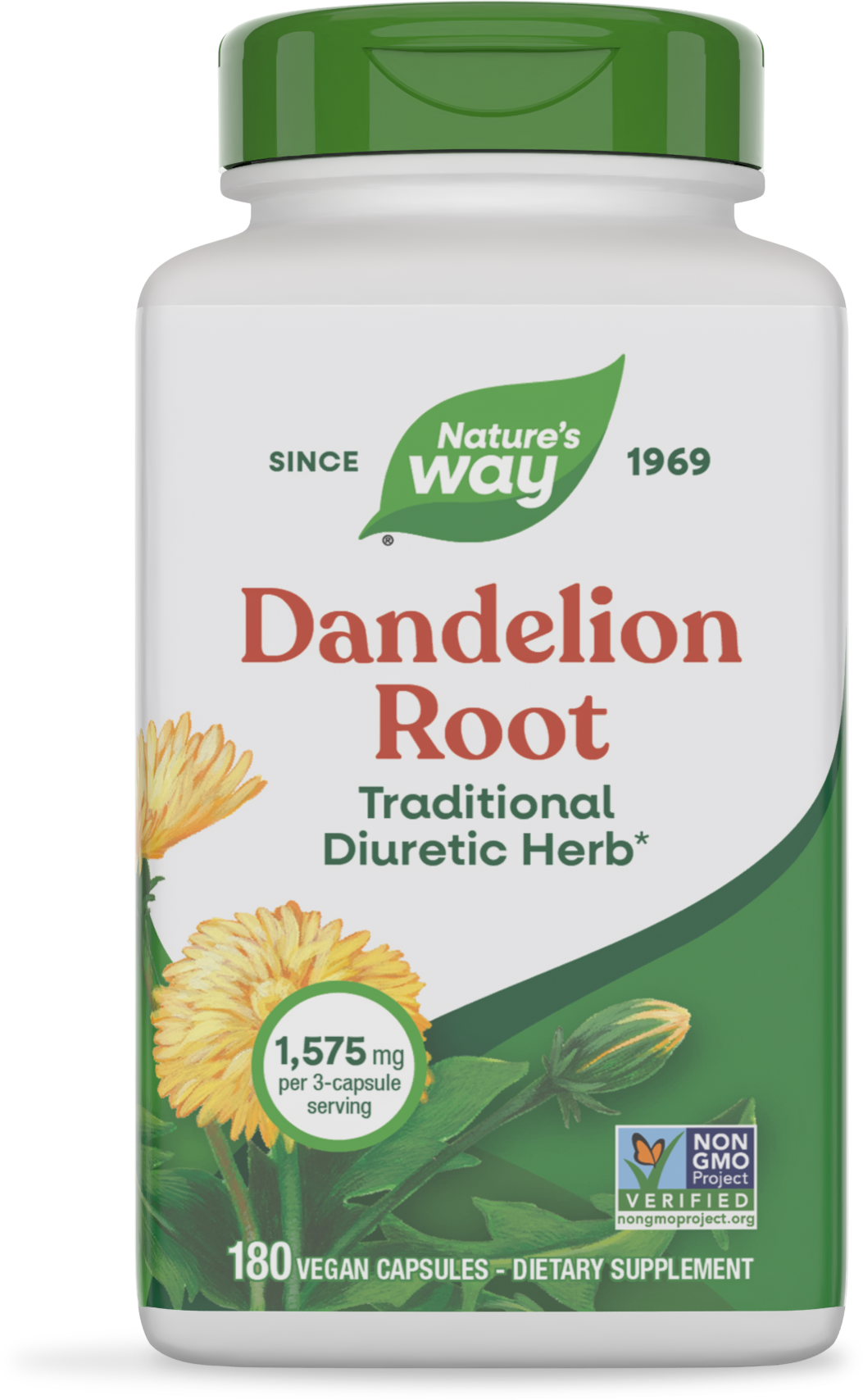 <{%PRIMARY_15336%}>Nature's Way® | Dandelion Root, 180 capsules