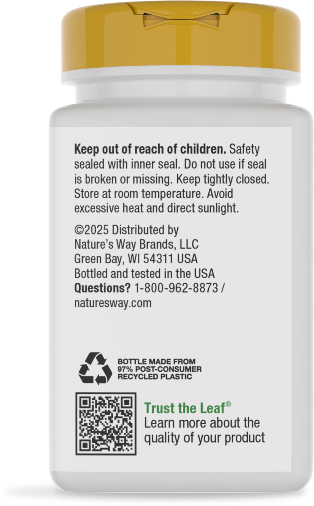 <{%MAIN4_06202%}>Nature's Way® | CoQ10 - back of pack