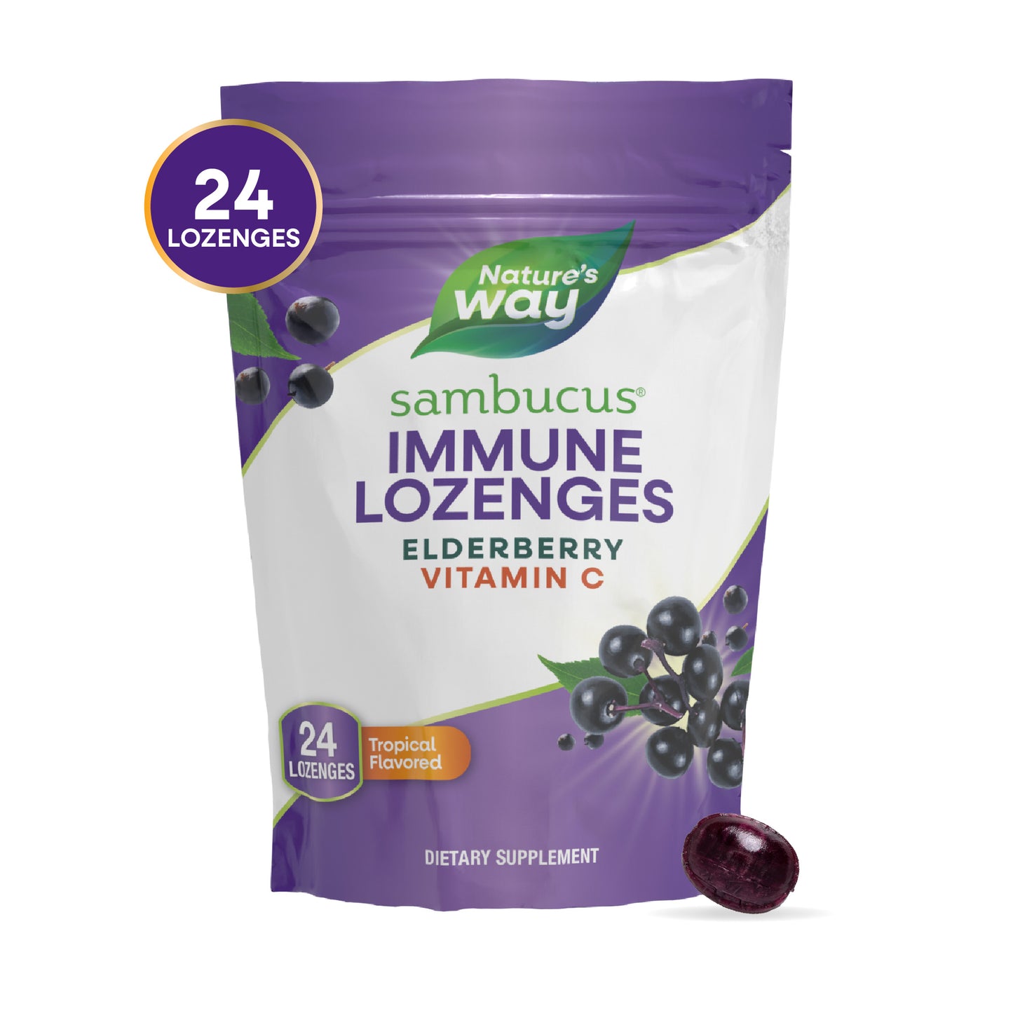 <{%MAIN13_12963%}>Nature's Way® | Sambucus Vitamin C Lozenges