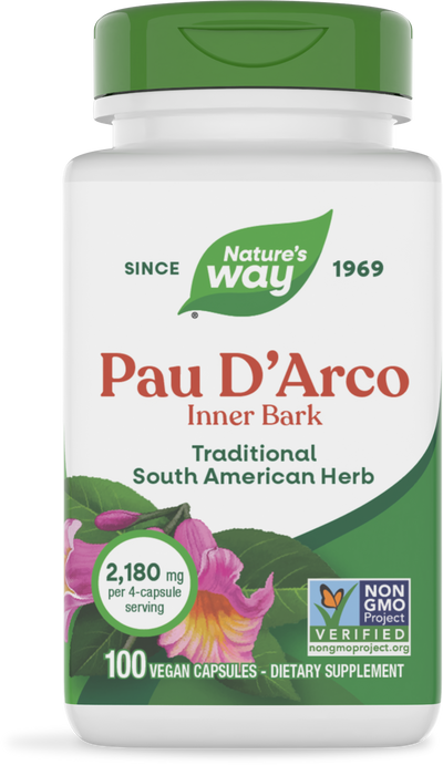 <{%PRIMARY_15450%}>Nature's Way® | Pau d'Arco Inner Bark, 100 capsules