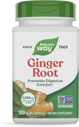 Nature's Way® | Ginger Root, 100 capsules Sku:13100