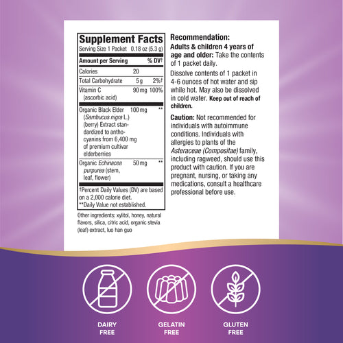 Nature's Way® | Sambucus Immune Elderberry Hot Drink Sku:12087