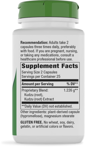 Nature's Way® | Kudzu Root - right side of pack Sku:14550