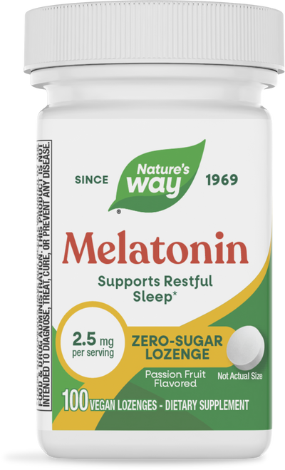 <{%PRIMARY_49111%}>Nature's Way® | Melatonin Lozenge, 100 lozenges