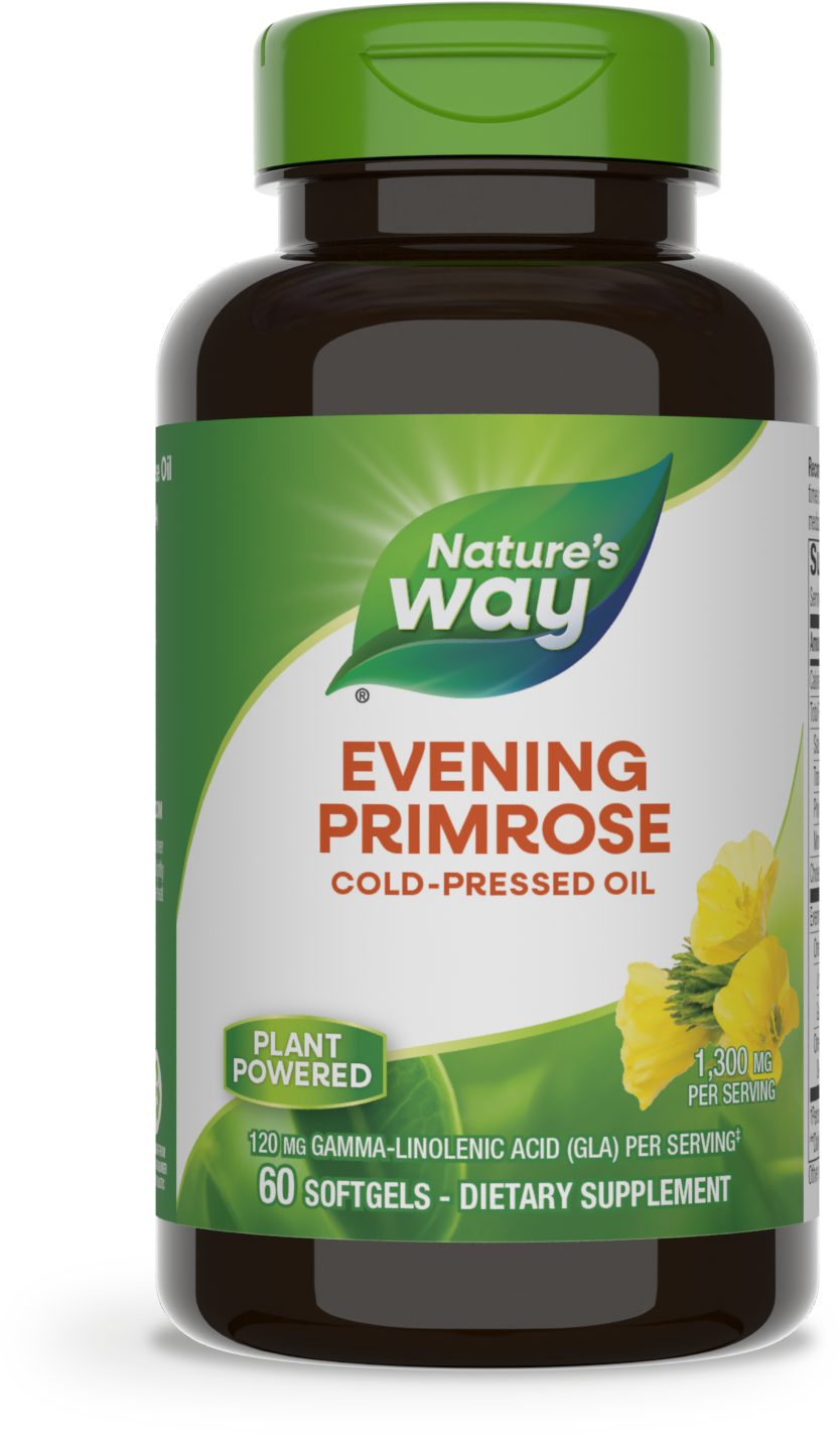 <{%PRIMARY_15418%}>Nature's Way® | Evening Primrose Cold-Pressed Oil, 60 softgels