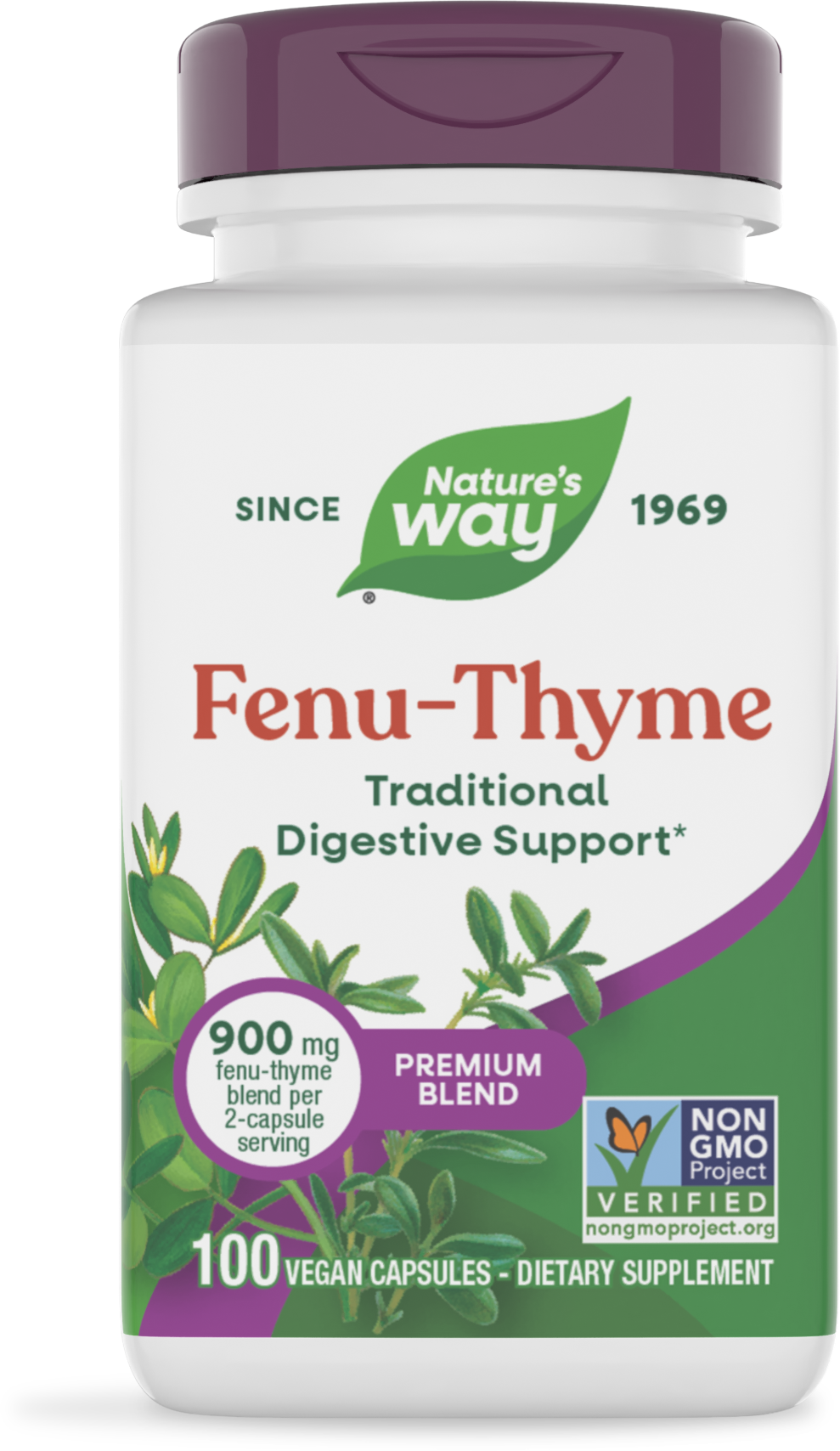 <{%PRIMARY_350%}>Nature's Way® | Fenu-Thyme Premium Blend, 100 capsules