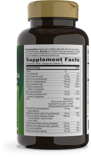 Nature's Way® | OsteoPrime Plus - right side of pack Sku:07712