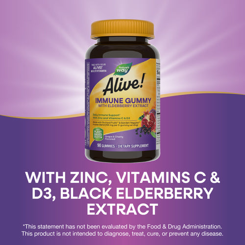 Nature's Way® | Alive! Immune Gummy With Elderberry Extract Sku:10484