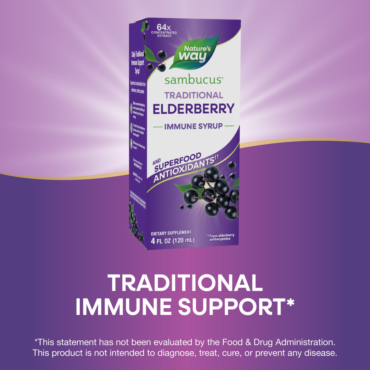 <{%MAIN14_6970%}>Nature's Way® | Sambucus Traditional Elderberry Immune Syrup