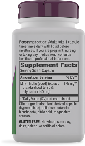 Nature's Way® | Thisilyn Milk Thistle Extract - right side of pack Sku:6958