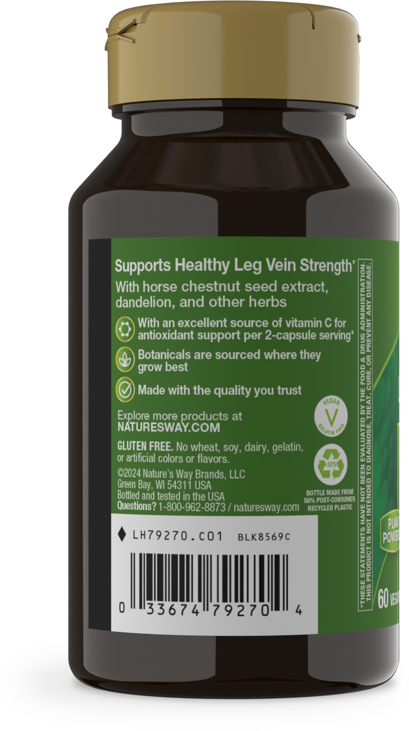 <{%MAIN3_79270%}>Nature's Way® | Leg Veins Premium Blend - left side of pack