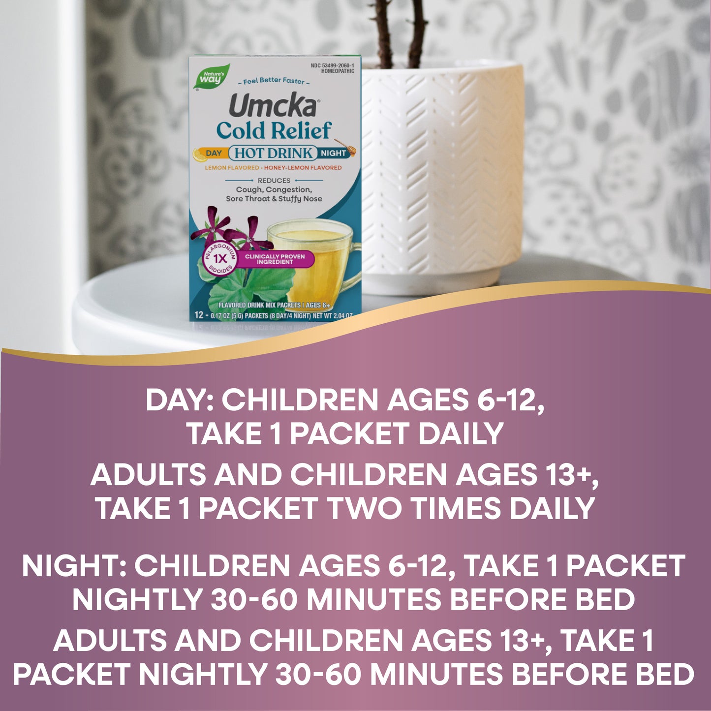 <{%DETAIL2_10601%}>Nature's Way® | Umcka Cold Relief Hot Drink