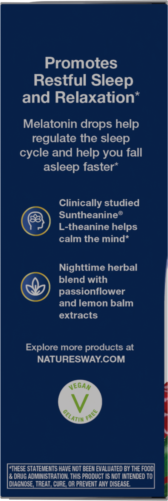 <{%MAIN4_10746%}>Nature's Way® | Sleep Tonight Melatonin Drops - left side of pack