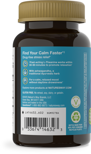 Nature's Way® | Quick Calm Gummy - left side of pack Sku:14632