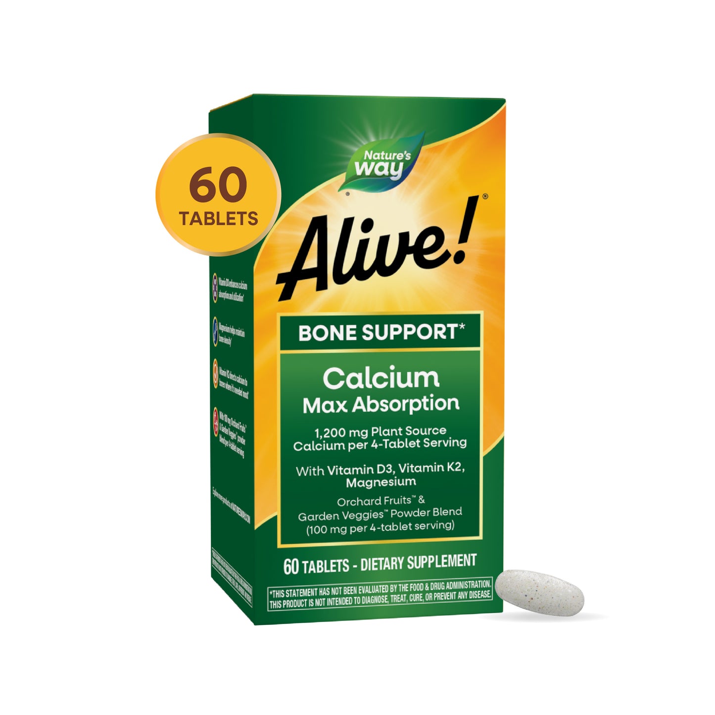<{%MAIN23_15838%}>Nature's Way® | Alive! Calcium Bone Support