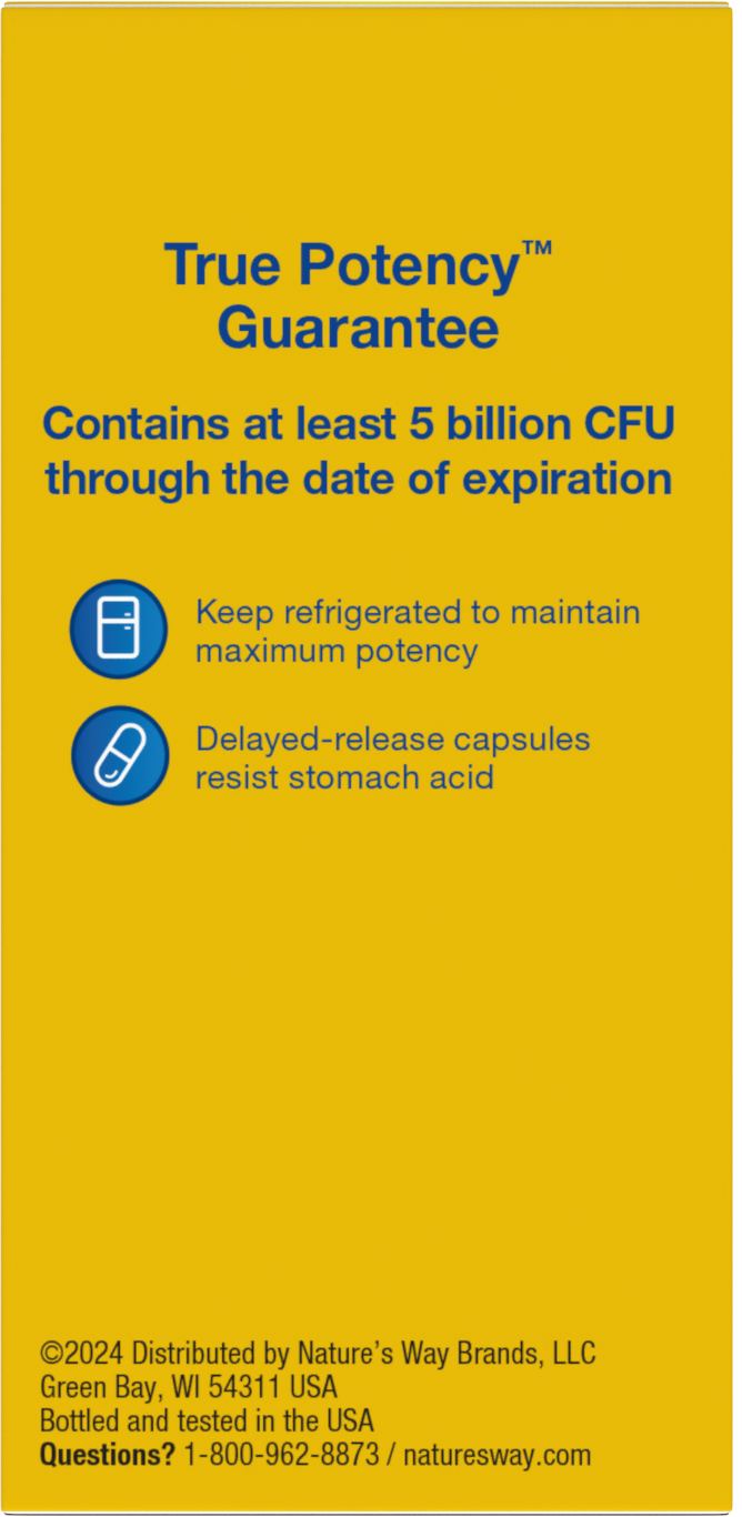 <{%MAIN11_15024%}>Nature's Way® | Primadophilus Reuteri Probiotics - back of pack