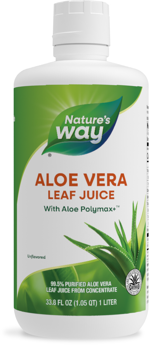 <{%PRIMARY_14280%}>Nature's Way® | Aloe Vera Leaf Juice, 33.8 fl oz (1 l)