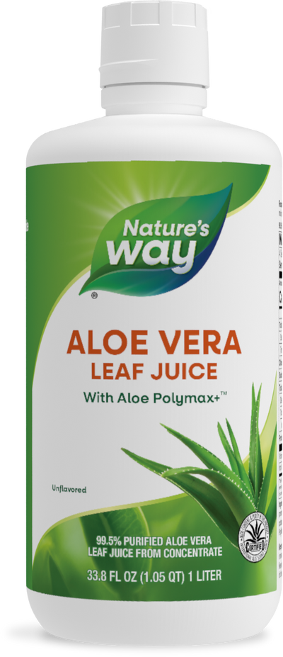 <{%PRIMARY_14280%}>Nature's Way® | Aloe Vera Leaf Juice, 33.8 fl oz (1 l)