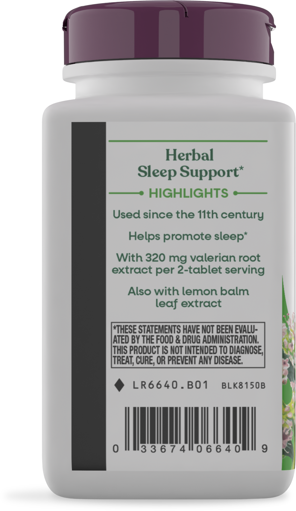 <{%MAIN3_6640%}>Nature's Way® | Valerian Nighttime - left side of pack