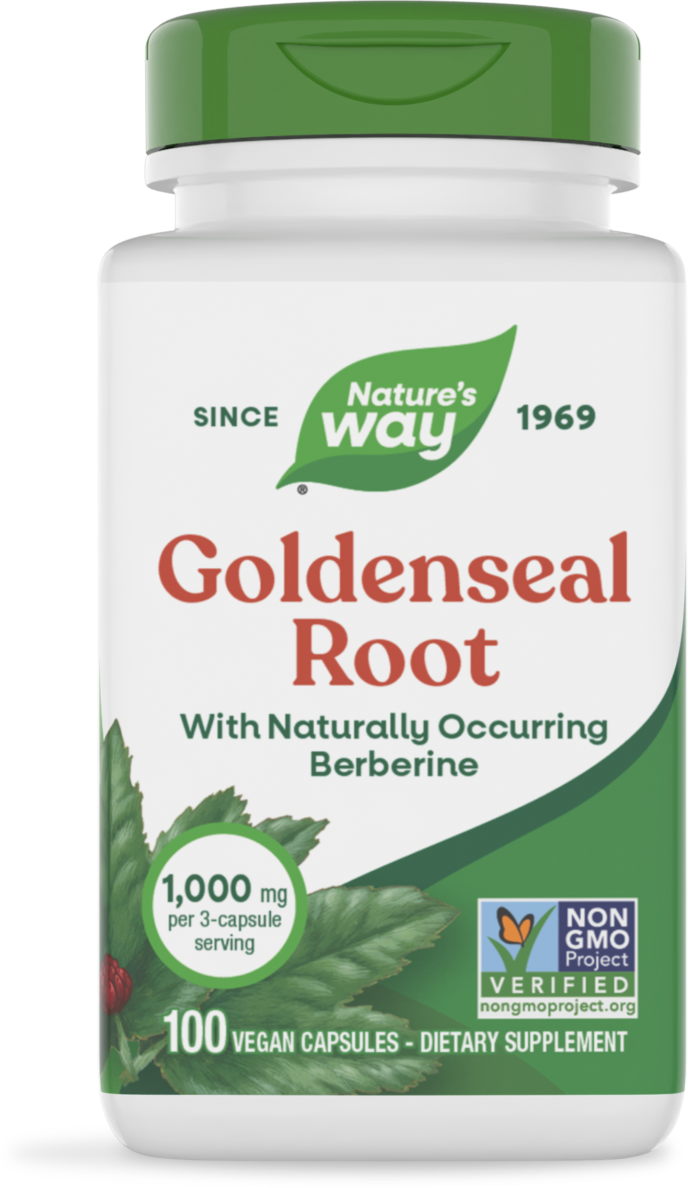 <{%PRIMARY_13800%}>Nature's Way® | Goldenseal Root, 100 capsules