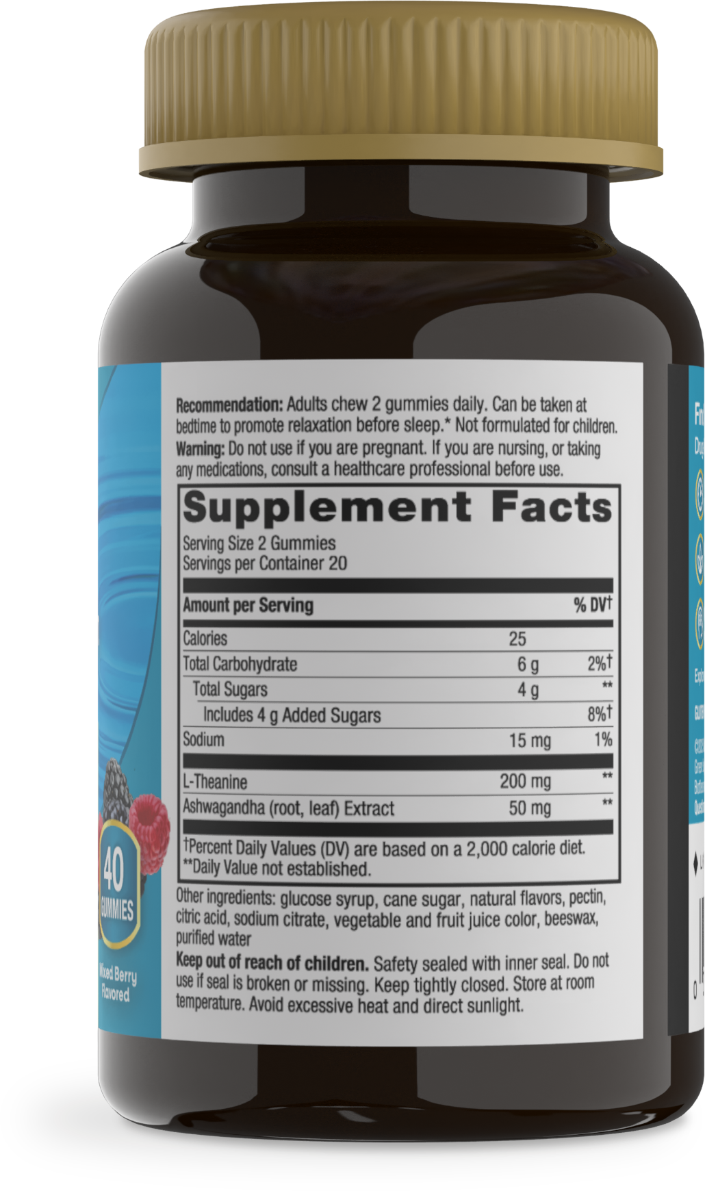 <{%MAIN8_14632%}>Nature's Way® | Quick Calm Gummy - right side of pack