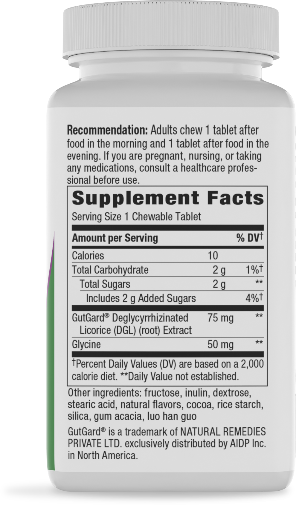 <{%MAIN2_09101%}>Nature's Way® | DGL Ultra - right side of pack